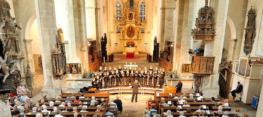 Im Merseburger Dom wird am 18. Juni 2022 der MDR-Musiksommer eröffnet.  (Foto: MDR/Christiane Fritsch)
