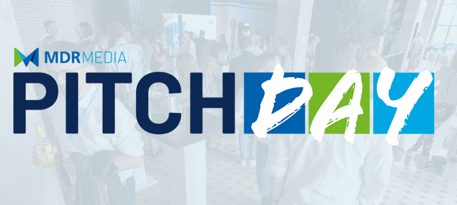 Pitchday der MDR Media (Foto: Weissgold/Logo: MDR Media)
