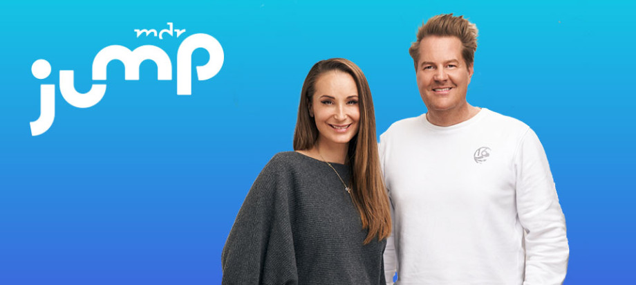 Die MDR JUMP MORNINGSHOW im Radio mit Sarah von Neuburg und Lars-Christian Karde