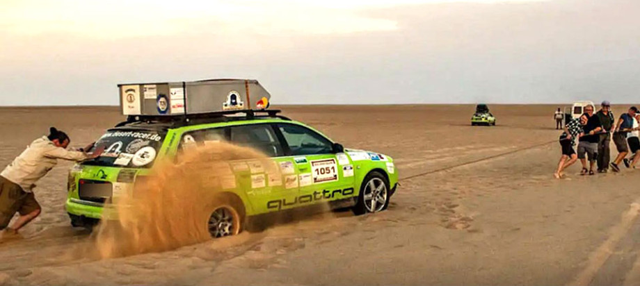 Um einen guten Zweck geht es bei der Rallye Dresden-Dakar-Banjul.